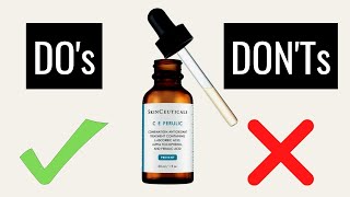 How To Use Skinceuticals C E Ferulic Serum [upl. by Ahsurej]