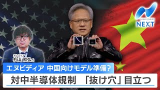 エヌビディア 中国向けモデル準備？ 対中半導体規制 「抜け穴」目立つ【NIKKEI NEWS NEXT】 [upl. by Nwadahs]