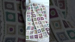 Make A Crochet Blanket with Join As You Go Method crochetblanket grannysquare crochettutorial [upl. by Lorrimer]