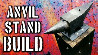 How to Make a Wooden Anvil Stand for the Cheap 66lb Amazon Anvil [upl. by Cheston]