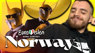 SUBWOOLFER  GIVE THAT WOLF A BANANA REACTION NORWAY EUROVISION 2022  MELODI GRAND PRIX 2022 [upl. by Vivie698]