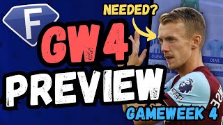 Gameweek 4 PREVIEW Sky Sports Fantasy Football 2324 [upl. by Theressa]