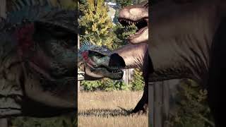 🦖Feathered Trex VS Tarbosaurus in JWE2 jurassicworld dinosaurs jurassicpark dino dinosaurios [upl. by Kevon]