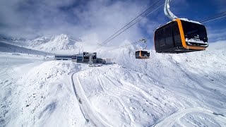 3S Bahn am Stubaier Gletscher [upl. by Ennaear]