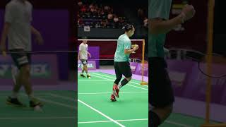 Great Angle Camera Badminton 🔥🔥 badmintonskills badmintonplayer badmintonlovers [upl. by Jaquith]