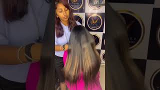 Acha lag ta hai shortvideo hairstyle reelsinstagram hair  salon hairsmootheningandkeratint [upl. by Lleryd]