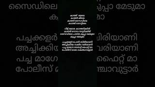 kaath mele song lyrics malayalammusic lyrics shorts malayalam song Irfanachemban [upl. by Trevor599]