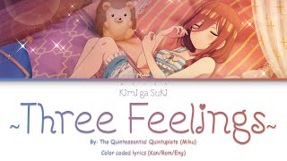 The Quintessential Quintuplets  Kimi ga Suki Three Feelings  Color Coded Lyrics KanRomEng [upl. by Ahsot588]