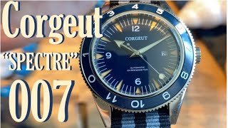 Corgeut quotSpectrequot 007 Seamaster 300 Homage Review [upl. by Nylhtak]