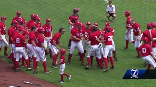 Nebraska baseball moves on to semifinals after redeeming themselves against Ohio State [upl. by Ardnuhsal428]