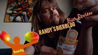 Randys Bierblog  Lindeboom Radler Mango 20 Bier Review [upl. by Giselle49]