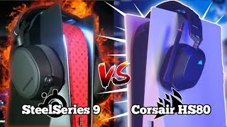 Corsair HS80 VS SteelSeries Arctis 9  Detailed Comparison Part 2 [upl. by Ajay565]