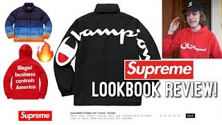 Supreme SS 18 Lookbook Review Good or Bad Season [upl. by Eerdua]