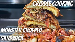 Amazing Sandwich on the Griddle  ASMR  Griddle Cooking [upl. by Graaf]