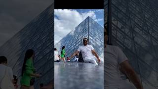 Louvre Glass Pyramid travel louvre paris france interestingvideos shorts [upl. by Aikaz277]