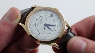 Patek Philippe Calatrava 5296R001 Watch Review [upl. by Nohsyar]