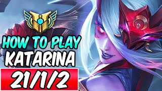 HOW TO PLAY KATARINA MID IN SEASON 14  Best Build amp Runes  AP Katarina Guide  League of Legends [upl. by Norford]