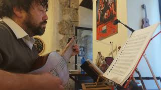 Le Coq Couplets de folies Stradivaria Baroque guitar  Emiliano Marinucci [upl. by Swithin]