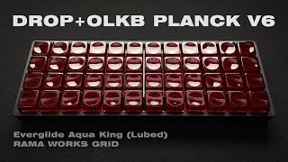 DROPOLKB PLANCK V6  Everglide Aqua King  RAMA WORKS® GRID [upl. by Tnayrb]