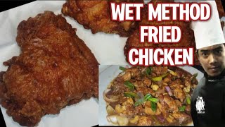 WET METHOD FRIED CHICKEN and Chicken with Pomegranate Sauce [upl. by Nedgo]