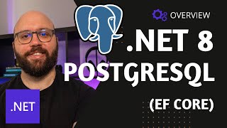 NET 8 💥  ASPNET Core PostgreSQL integration [upl. by Rebmaed748]