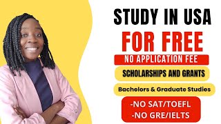 Fully Funded Scholarship In the USA No Application Fee No SATACT GREGMAT No IELTSTOEFL [upl. by Ashlin]