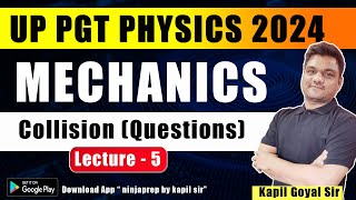 Collision 3  up pgt physics  Uppsc gic lecturer  up physics lecturer  ukpsc lecturer 2024 [upl. by Yaakov578]