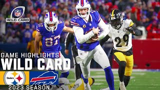 Pittsburgh Steelers vs Buffalo Bills Game Highlights  NFL 2023 Super Wild Card Weekend [upl. by Xerxes28]