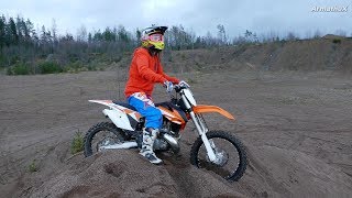 KTM SX250 2Stroke  So much power Raw Sounds [upl. by Noved]