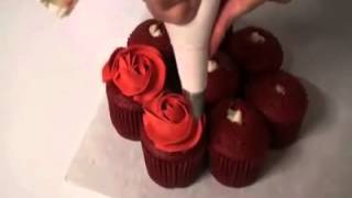 ramo de flores de cupcakes [upl. by Matrona]