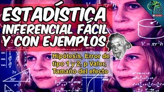 TODO LO QUE DEBES SABER SOBRE ESTADISTICA INFERENCIAL FACIL Y CON EJEMPLOS [upl. by Durante]