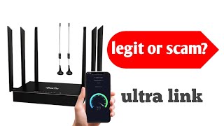 Ultra link free WiFi router review  legit or a scam [upl. by Uok]