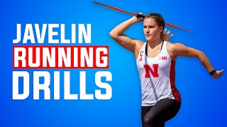 BEST Running Drills For Javelin Throwers [upl. by Ahsam]