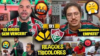 REAÇÕES dos TRICOLORES FURIOSOS com o EMPATE  CRICIÚMA 1X1 FLUMINENSE REACT BRASILEIRÃO 2024 [upl. by Amias207]