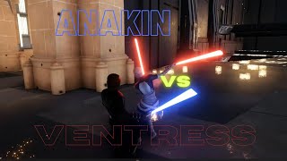 Asajj Ventress VS Anakin Skywalker  STAR WARS Battlefront 2 Kyber [upl. by Hyacinth]