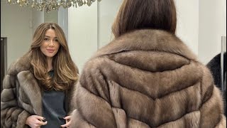 FUR SHOPPING TIME SABLE MINK AND LORO PIANA CASHMERE [upl. by Artema]