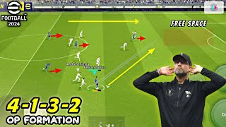 4132 Formation Review With Playstyle Guide in eFootball 2024 🤯  How To Get 4132 Formation 🔥🥵 [upl. by Filberto]