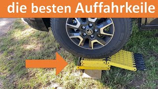 🔧 DIE besten Auffahrkeile  auch als Sandbleche nutzbar  für Wohnmobil und Van [upl. by Anivek]