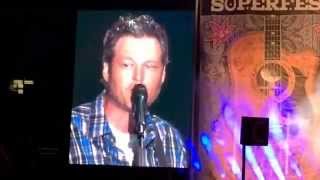 Blake Shelton quotIts All About Tonightquot Ohio Buckeye Stadium Country Superfest 6202015 [upl. by Delastre]