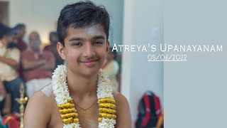 Atreyas Upanayanam Ceremony  05062022 [upl. by Narton]