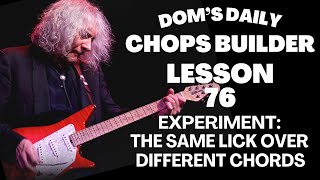 Lesson 76  Same Lick Different Chords Try it [upl. by Jonas]