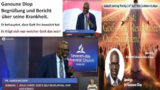 Kenia Ganoune Diop Krankheit Gott hat mich bewahrt Doch welcher Gott war das Adventisten [upl. by Cirenoj185]