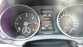 VW Golf MK6 16 TDI 105 ps  Acceleration Test [upl. by Zoe367]