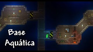 BASE AQUÁTICA no TERRARIA [upl. by Skees441]