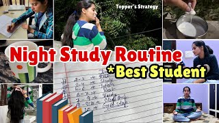 Night Study Routine For Students school college [upl. by Golanka]