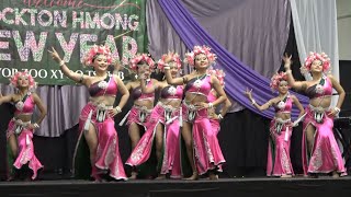 Stockton Hmong New Year 20242025  Senior Dance Comp Rnd 1  Ntxhais Kaj Siab [upl. by Tilford]