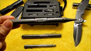 Rick Hinderer Last Ditch Self Defense amp EDC Pens amp Kubatons [upl. by Lellih]