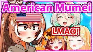 Mumeis American Moment Made Ame Cecilia and Gigi Laugh 【Hololive】 [upl. by Renate]