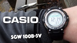 Casio SGW 100B3V Sports Watch [upl. by Alema]