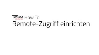 HowTo RemoteZugriff einrichten [upl. by Koffman]